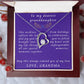 From Grandmother to Granddaughter Forever Love Necklace