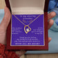From Granddaughter to Grandmother Forever Love Necklace