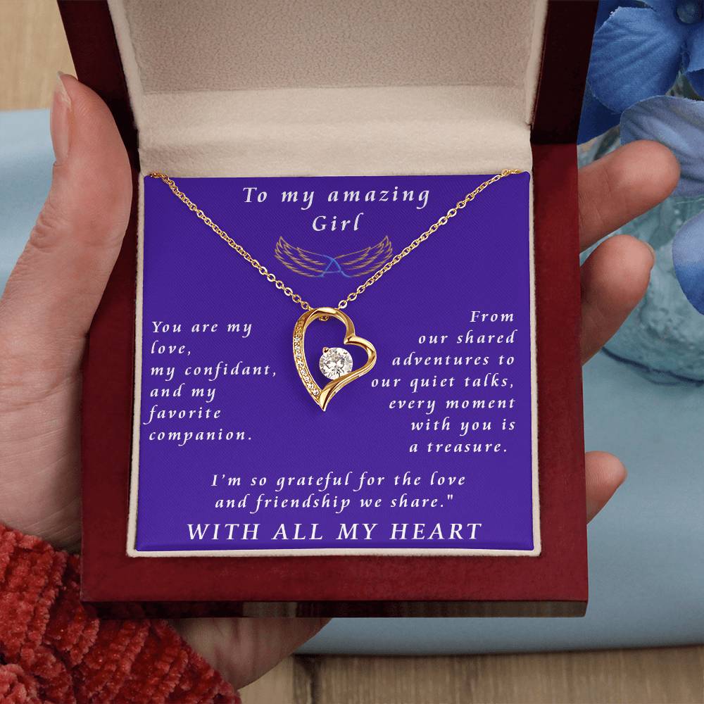 From Boyfriend to Girlfriend Forever Love Necklace