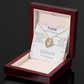 Forever Love Necklace for ANNA – Yellow or White Gold | Name Meaning Jewelry with Message Card | Witchcore Gift for Her