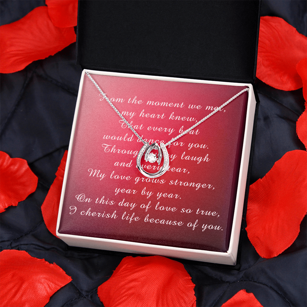 Mother's Day Lucky In Love Necklace from Husband to Wife