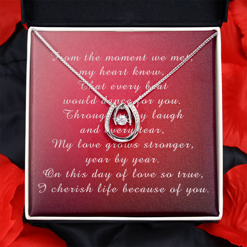 Mother's Day Lucky In Love Necklace from Husband to Wife