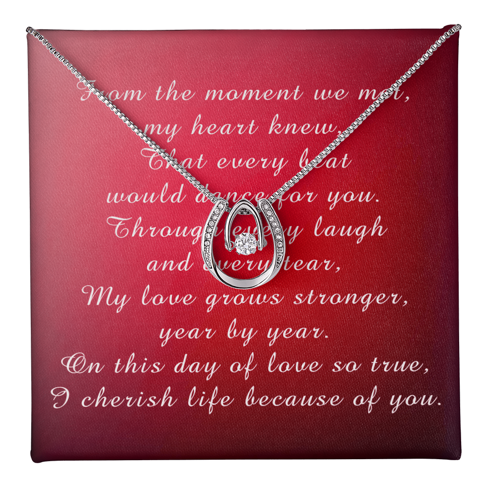 Mother's Day Lucky In Love Necklace from Husband to Wife