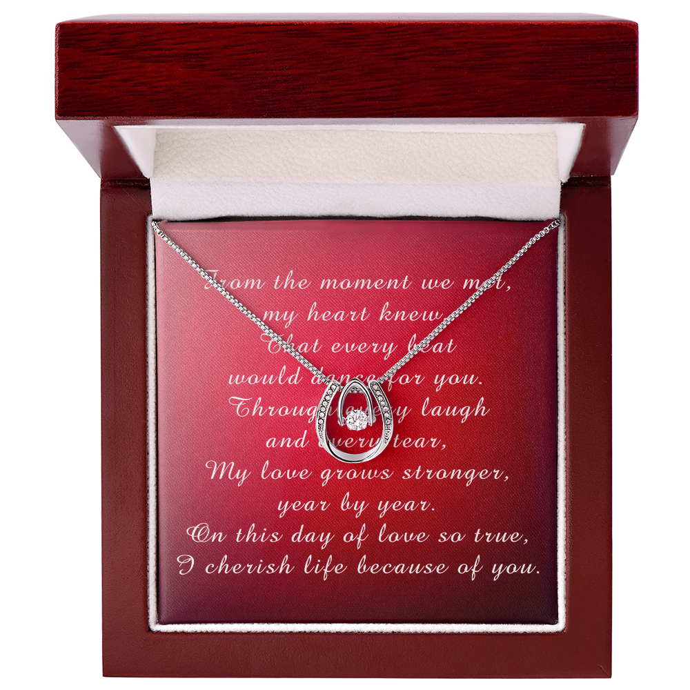 Mother's Day Lucky In Love Necklace from Husband to Wife