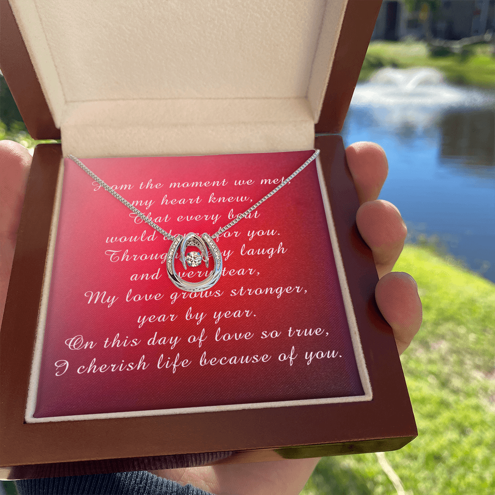 Mother's Day Lucky In Love Necklace from Husband to Wife