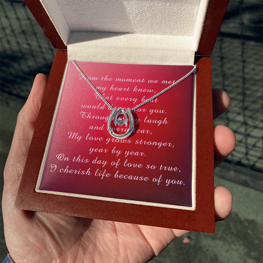 Mother's Day Lucky In Love Necklace from Husband to Wife