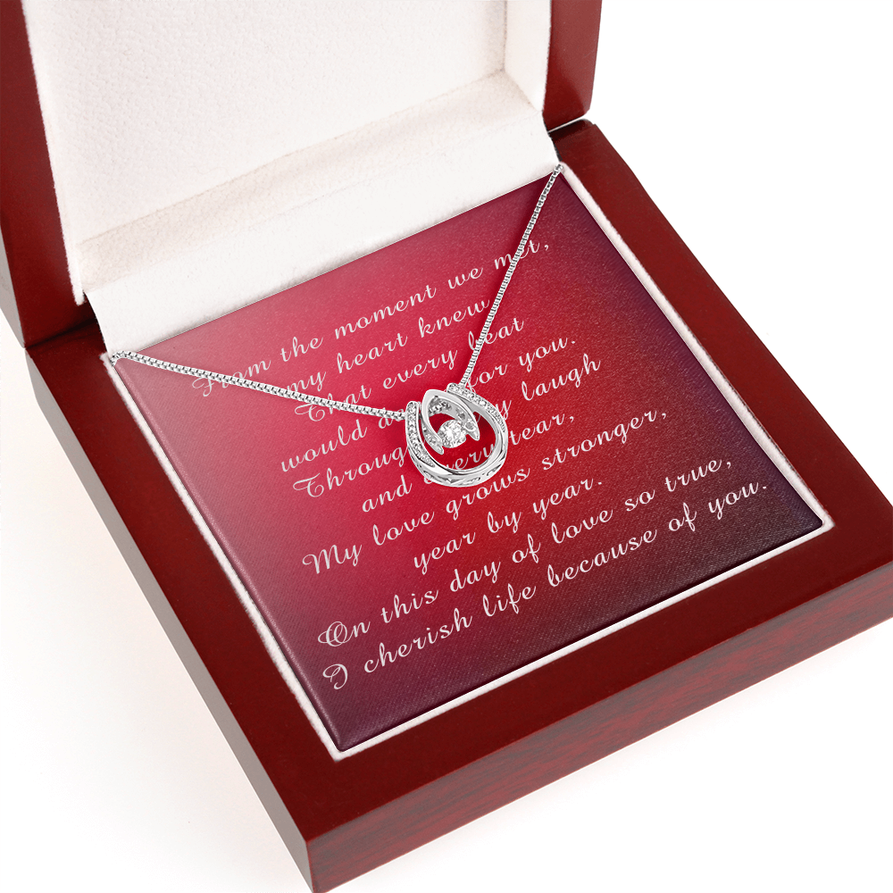 Mother's Day Lucky In Love Necklace from Husband to Wife