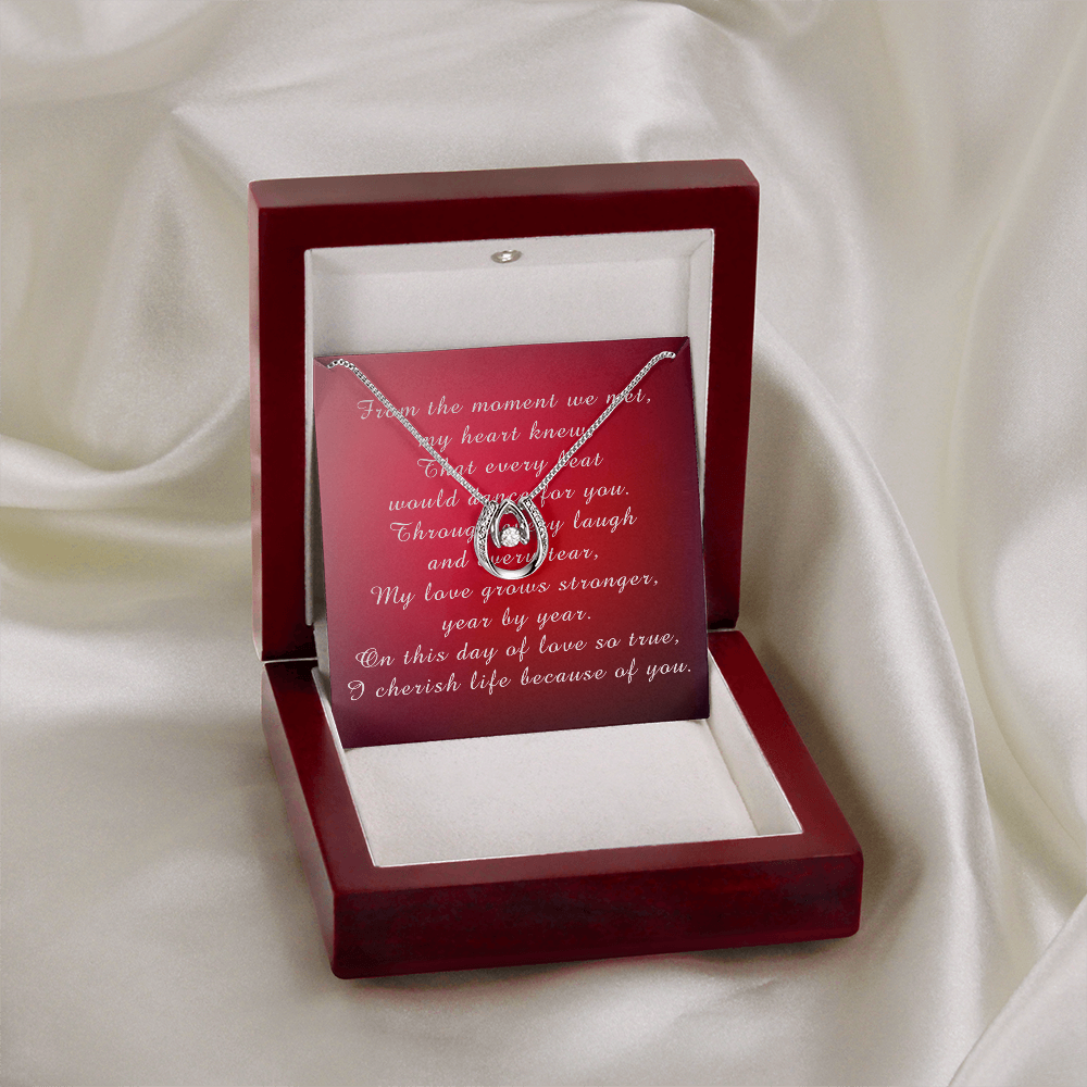 Mother's Day Lucky In Love Necklace from Husband to Wife
