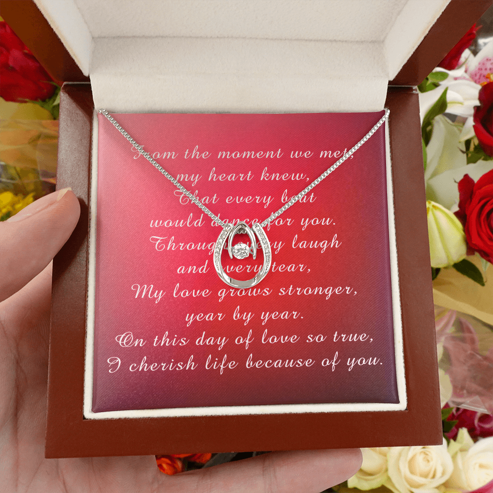 Mother's Day Lucky In Love Necklace from Husband to Wife
