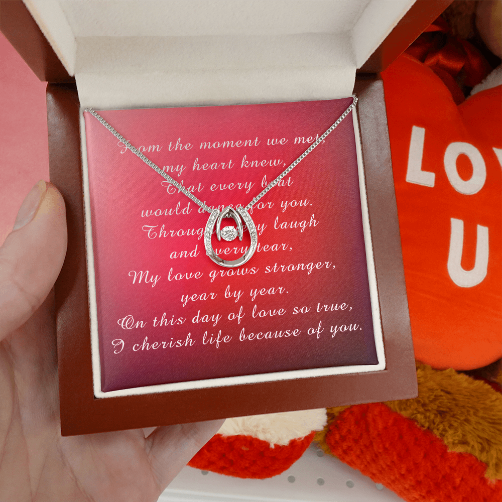 Mother's Day Lucky In Love Necklace from Husband to Wife