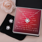 Mother's Day Love Knot Necklace & Earring Set