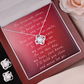 Mother's Day Love Knot Necklace & Earring Set