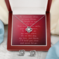 Mother's Day Love Knot Necklace & Earring Set