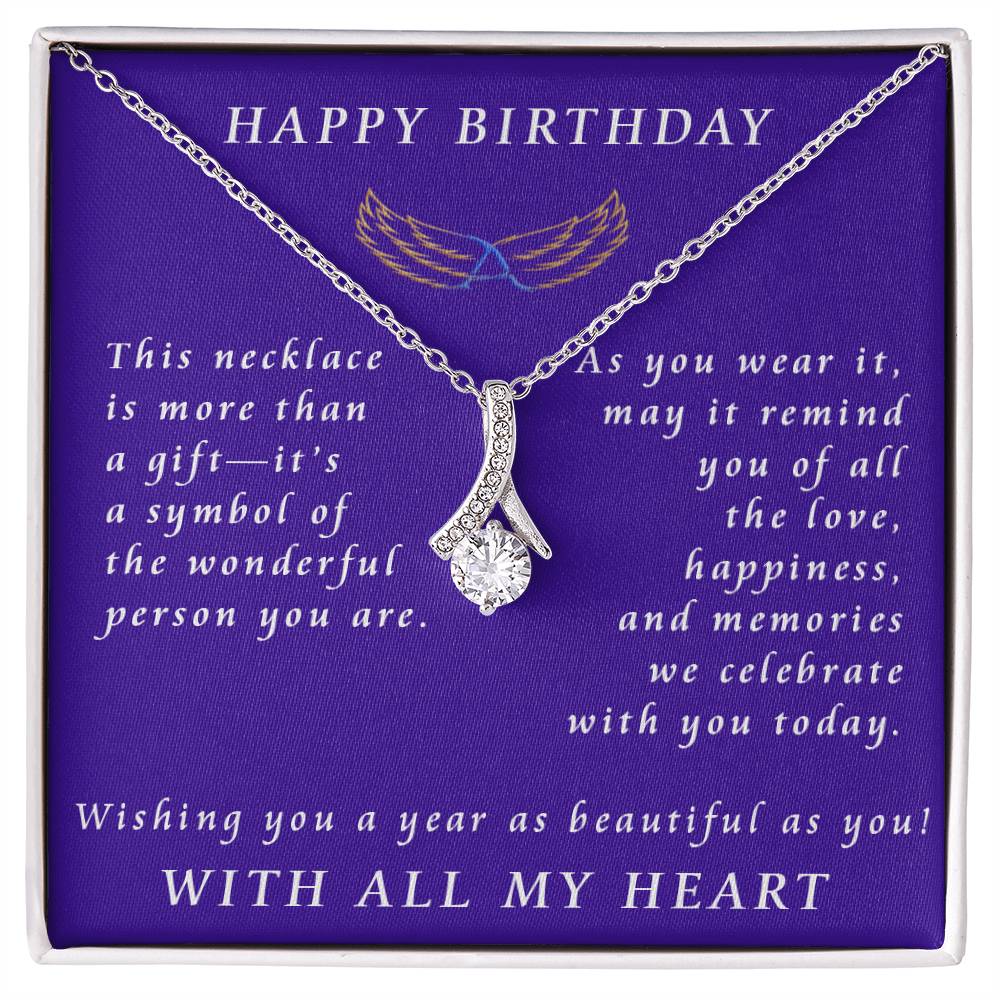 A Birthday Gift to Celebrate Love and Memories Alluring Beauty Necklace