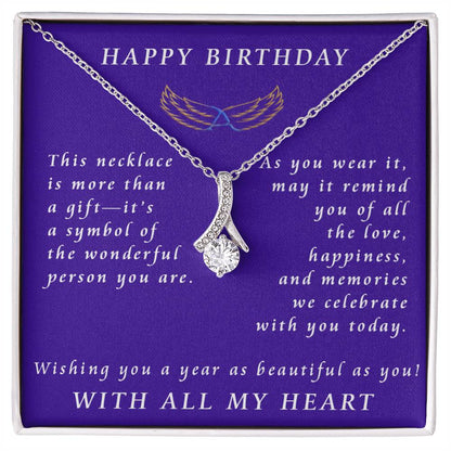 A Birthday Gift to Celebrate Love and Memories Alluring Beauty Necklace