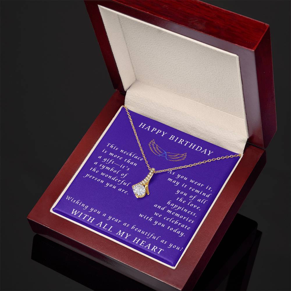 A Birthday Gift to Celebrate Love and Memories Alluring Beauty Necklace
