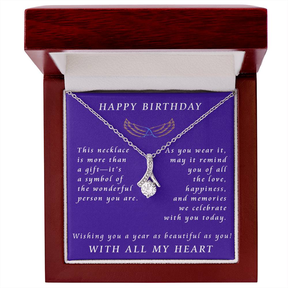 A Birthday Gift to Celebrate Love and Memories Alluring Beauty Necklace