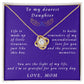 From Mother to Daughter Love Knot Necklace
