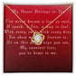 Mother's Day Love Knot Necklace from Boyfriend to Grilfriend