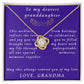 From Grandmother to Granddaughter Love Knot Necklace