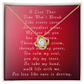 Mother's Day Love Knot Necklace with card