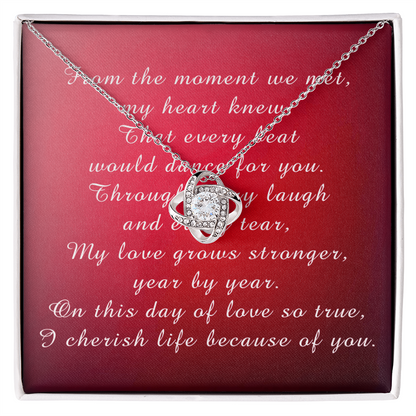Mother's Day Love Knot Necklace