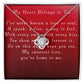 Mother's Day Love Knot Necklace from Boyfriend to Grilfriend