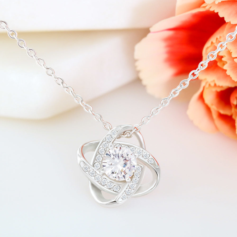 Mother's Day Love Knot Necklace from Boyfriend to Grilfriend