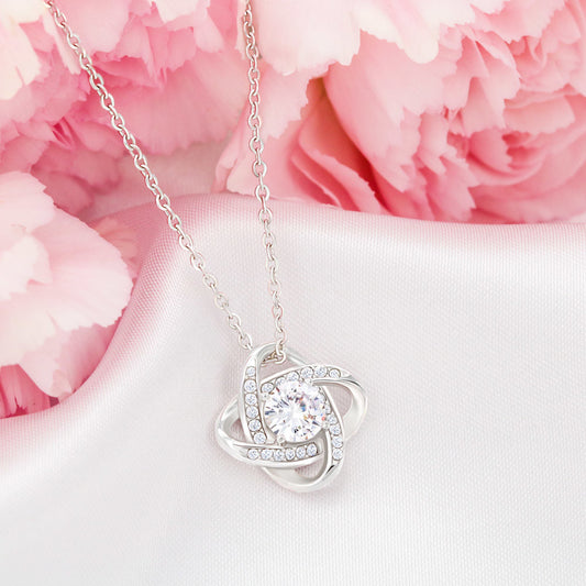 Mother's Day Love Knot Necklace from Boyfriend to Grilfriend
