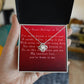 Mother's Day Love Knot Necklace from Boyfriend to Grilfriend