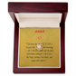 Love Knot Necklace for ANNA – Eternal Bond Gift in Yellow or White Gold | Witch-Inspired Name Jewelry | Meaningful Gift for Her