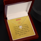 Love Knot Necklace for ANNA – Eternal Bond Gift in Yellow or White Gold | Witch-Inspired Name Jewelry | Meaningful Gift for Her