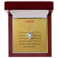 Love Knot Necklace for ANNA – Eternal Bond Gift in Yellow or White Gold | Witch-Inspired Name Jewelry | Meaningful Gift for Her