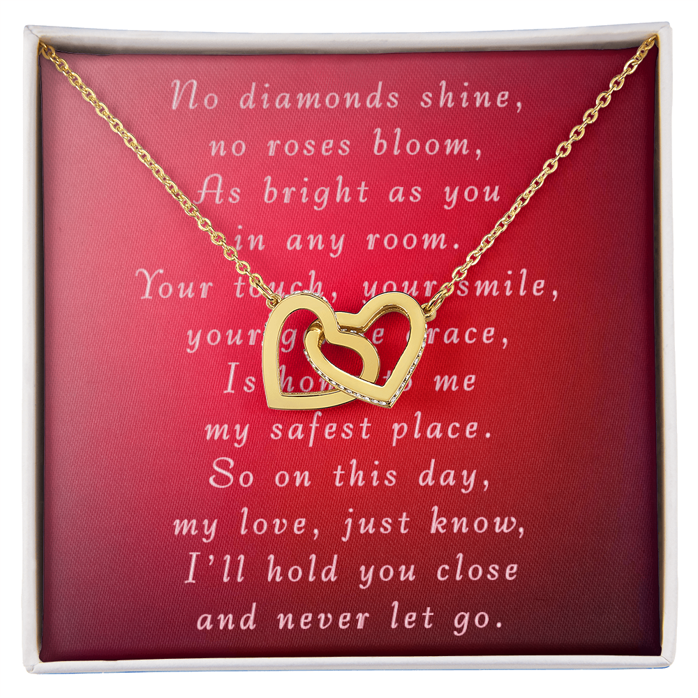 Mother's Day Interlocking Hearts Necklace