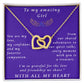 From Boyfriend to Girlfriend Interlocking Hearts Necklace