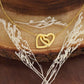 Interlocking Hearts Necklace Happy Mother's Day