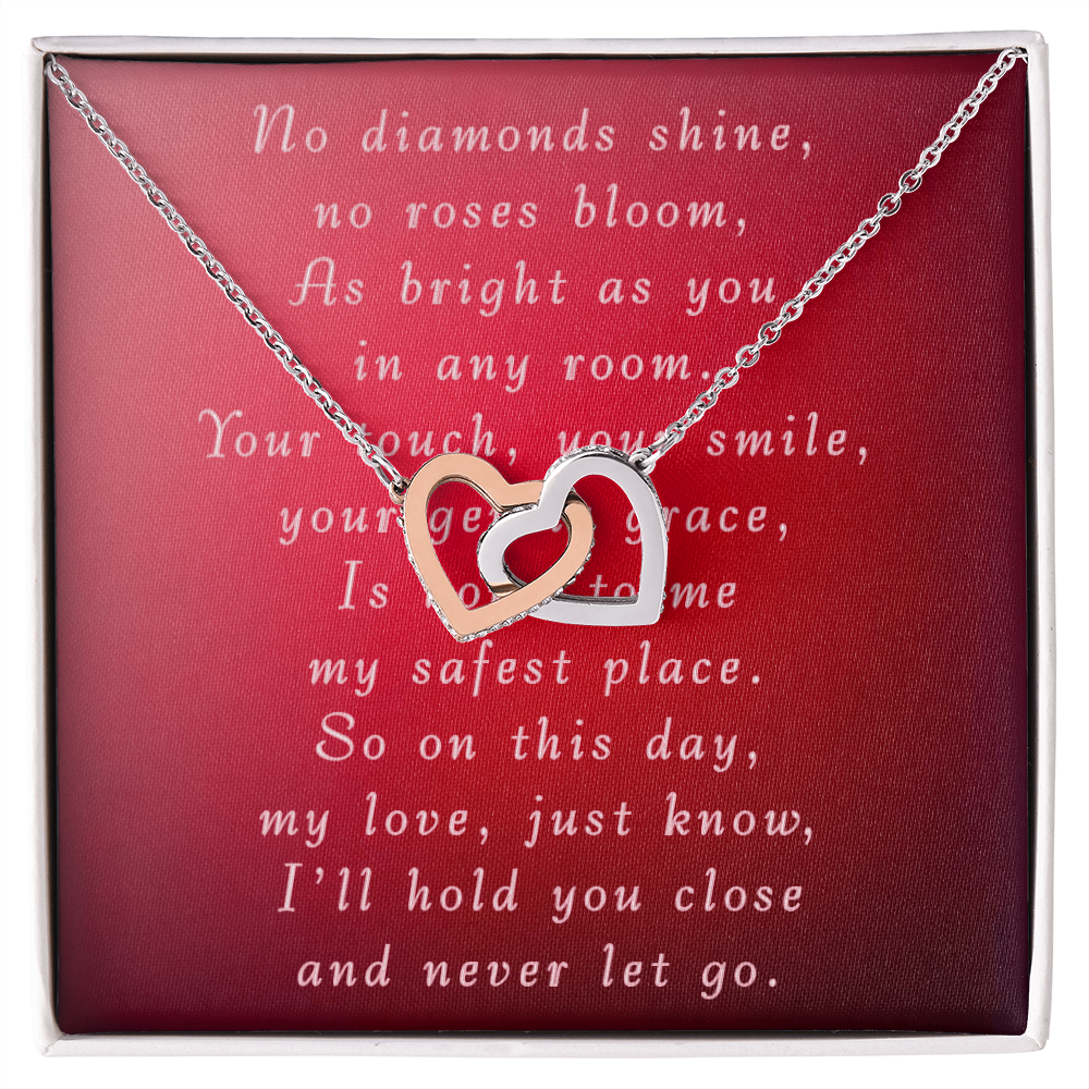 Mother's Day Interlocking Hearts Necklace