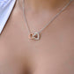 Interlocking Hearts Necklace Happy Mother's Day