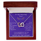From Boyfriend to Girlfriend Interlocking Hearts Necklace