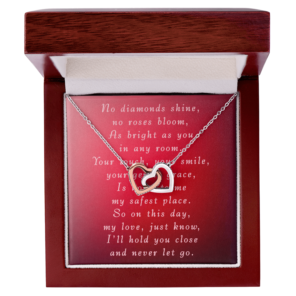 Mother's Day Interlocking Hearts Necklace