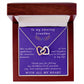 From Granddaughter to Grandmother Interlocking Hearts Necklace