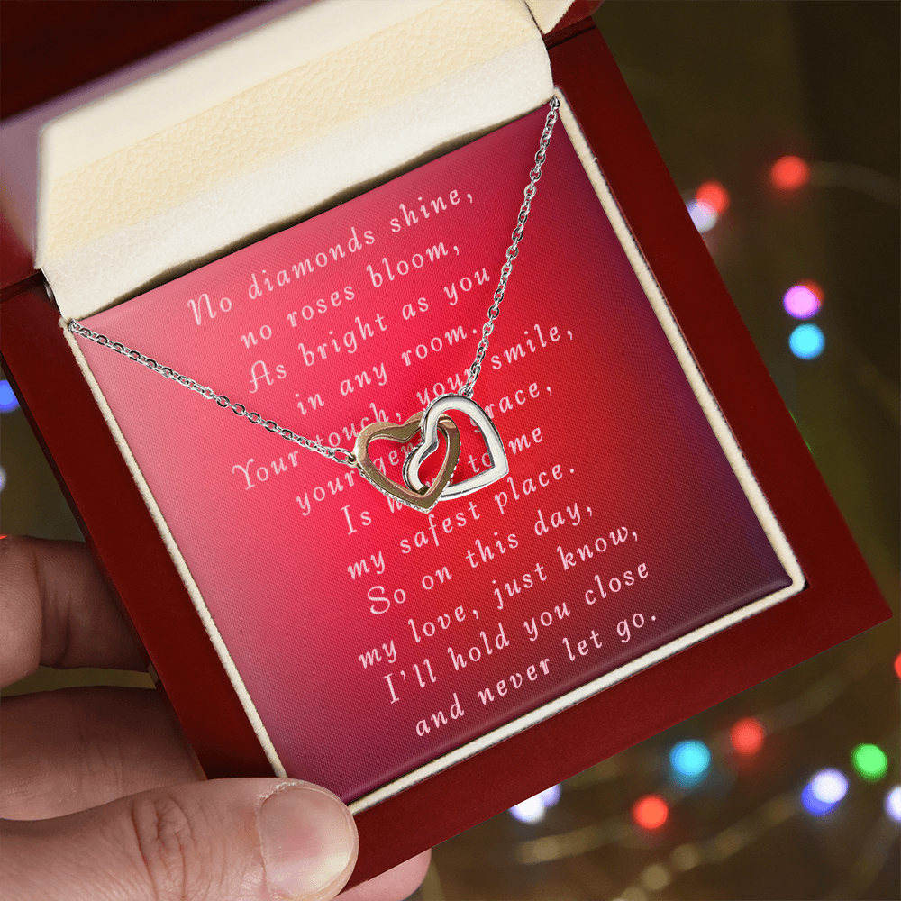 Mother's Day Interlocking Hearts Necklace