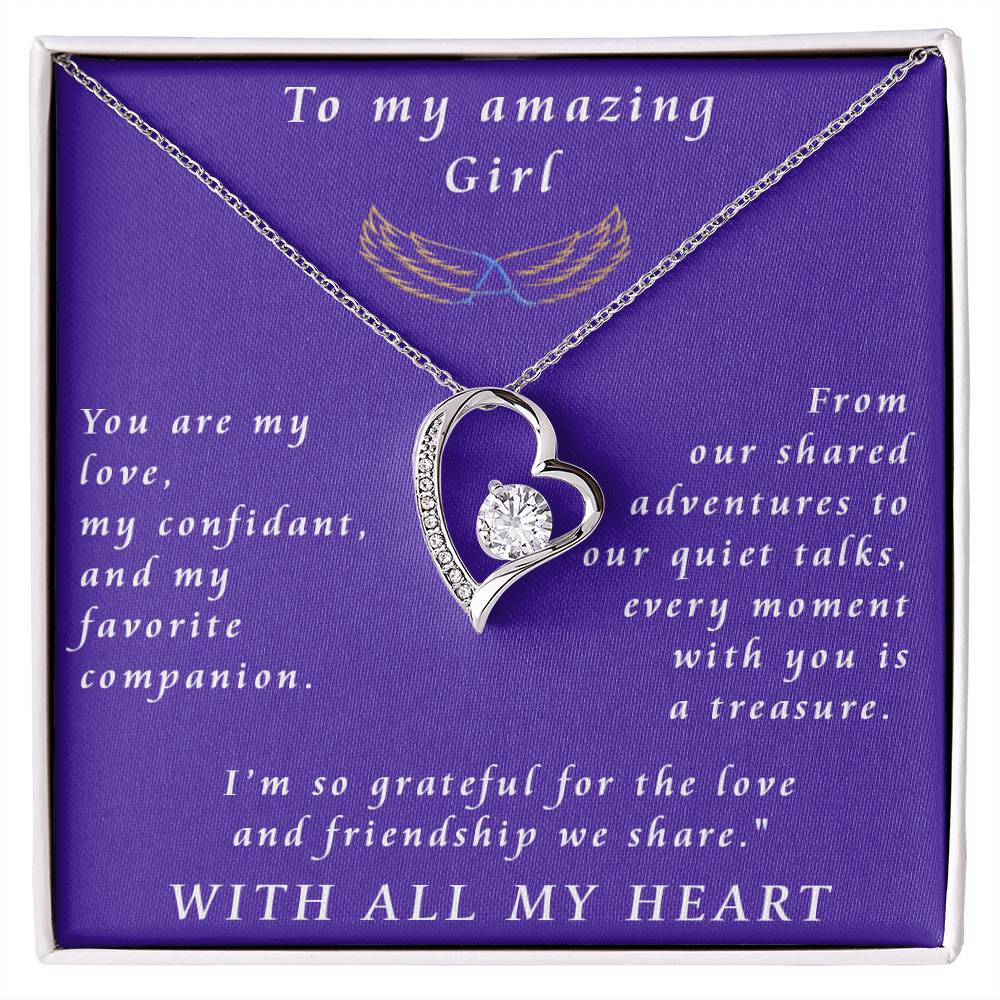 From Boyfriend to Girlfriend Forever Love Necklace