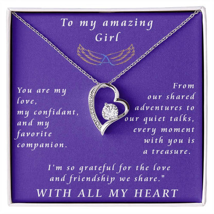 From Boyfriend to Girlfriend Forever Love Necklace