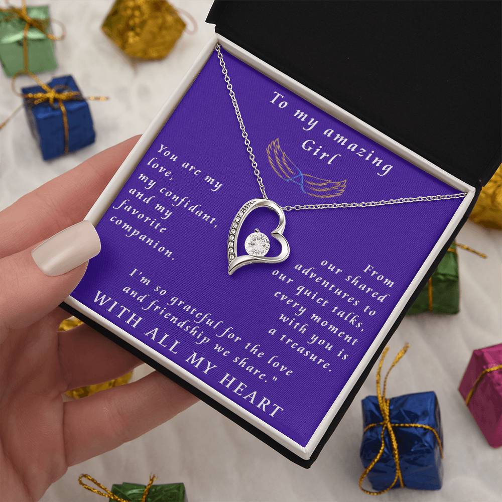 From Boyfriend to Girlfriend Forever Love Necklace