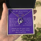 From Husband to Wife Forever Love Necklace