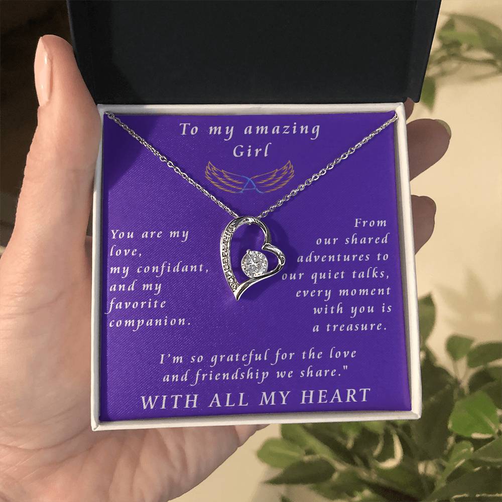 From Boyfriend to Girlfriend Forever Love Necklace