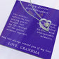 From Grandmother to Granddaughter Forever Love Necklace