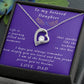 From Father to Daughter, Forever Love Necklace Gift for Daughter from Father