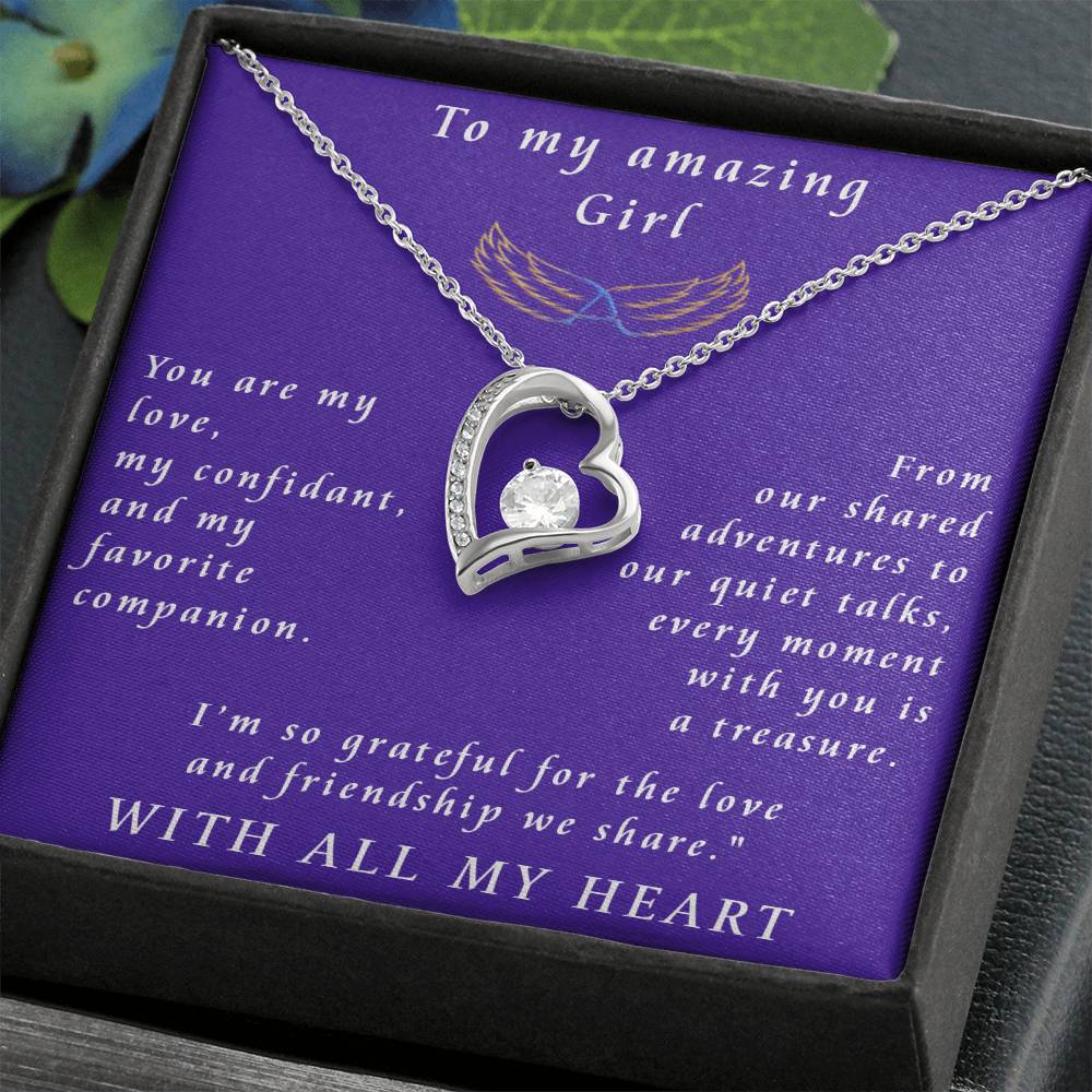 From Boyfriend to Girlfriend Forever Love Necklace